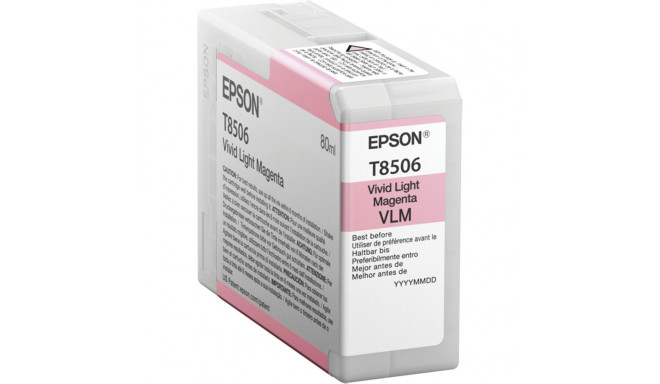 Epson tindikassett erksavärviline hele magenta T 850 80 ml T 8506N
