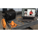 Tether Tools USB-C to Micro-B- Cable-System 9,40m orange