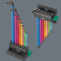 Wera 950/9 Hex-Plus Multicolour 3 angle wrench set