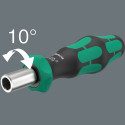 Wera 838 RA S Bitholding Screwdriver w.Ratchet func.1/4