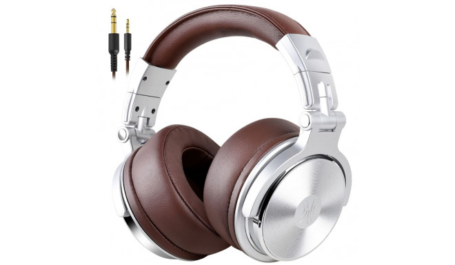 OneOdio Pro40 hõbedane-pruun