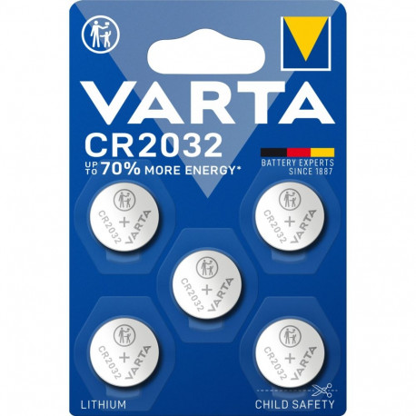 1x5 Varta electronic CR 2032 liitium mündipatarei 06032 101 415