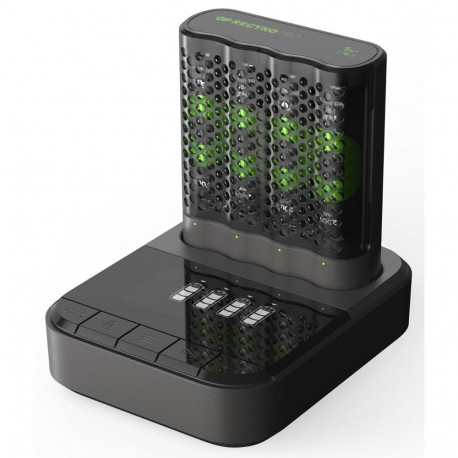 GP ReCyko Pro P461 USB-mudel laadija koos 4xAA NiMh 2000mAh