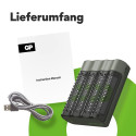 GP ReCyko M452 4-Port USB-Model Charger incl.4xAA NiMh 2600mAh