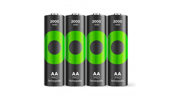 1x4 GP ReCyko Pro NiMH aku AA/Mignon 2000mAh Pro