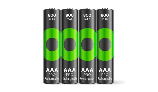 1x4 GP ReCyko Pro NiMH aku AAA/Micro 800mAh Pro