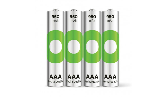 1x4 GP ReCyko NiMH aku AAA 950mAh, kasutusvalmis