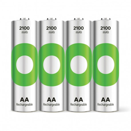 1x4 GP ReCyko+ NiMH Rech.Battery AA 2100mAH, ready to use