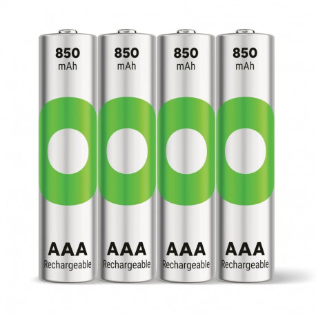 1x4 GP ReCyko NiMH AAA 850mAH akud, kasutusvalmis