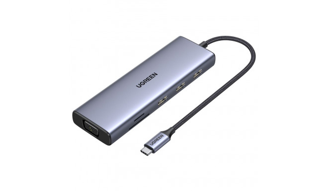 UGREEN USB-C 9-ühes jaotur 4K HDMI-ga