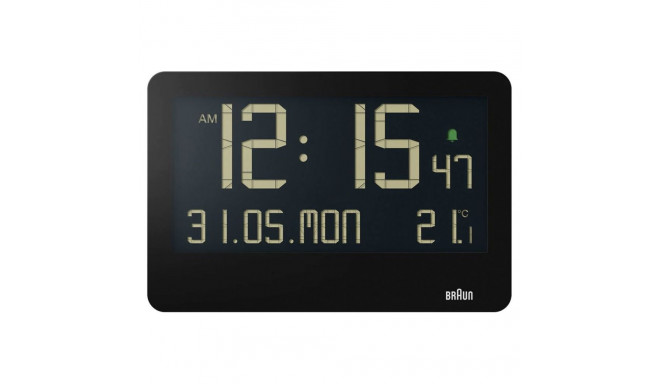 Braun BC 14 must kvarts digitaalne seinakell