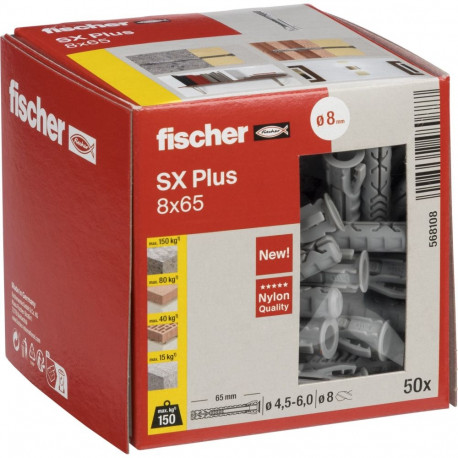 Fischer SX 8x65 tüübel 50 tk