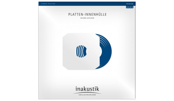 1x 25 in-akustik Premium LP ümbrised 12 antistaatiline