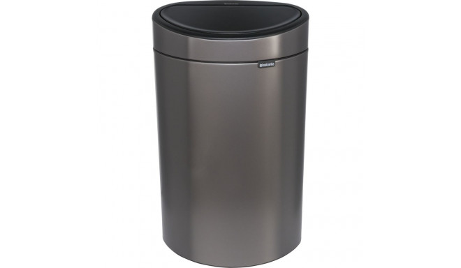 Brabantia jäätmekast Touch Bin New, taaskasutus, 23+10 l plaatina