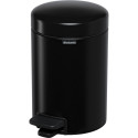 Brabantia pedaaliga prügikast Newicon 3,0 L must matt
