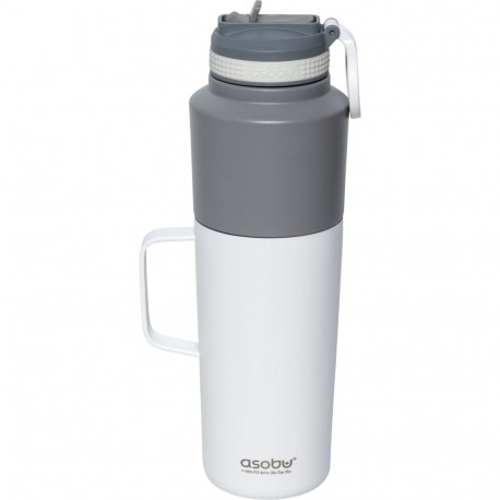 Asobu Twin Pack pudel kruusiga valge, 0.9 L + 0.6 L