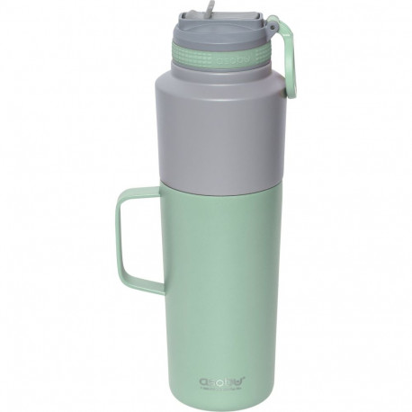 Asobu Twin Pack pudel koos kruusiga münt, 0.9 L + 0.6 L