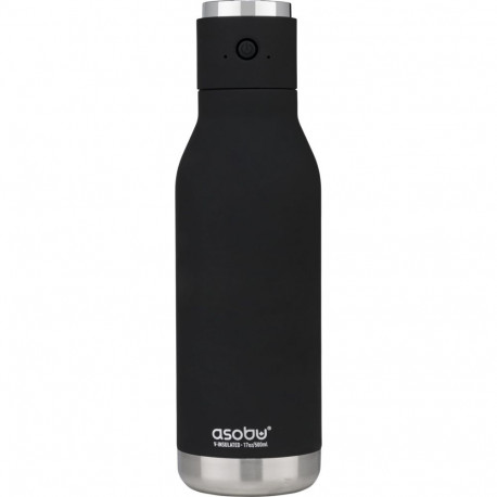 Asobu Wireless Bottle Black, 0.5 L