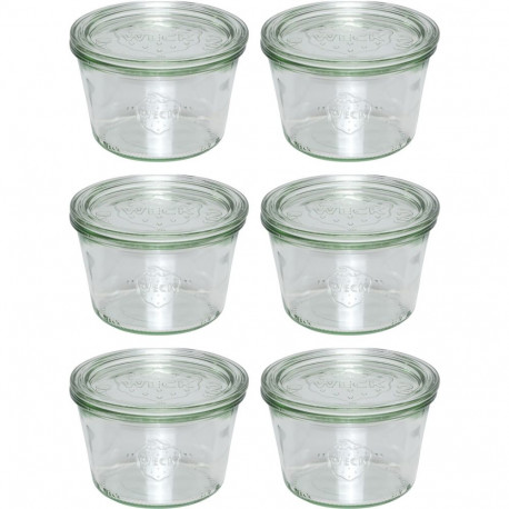 WECK Mold Jar 370ml Set of 6