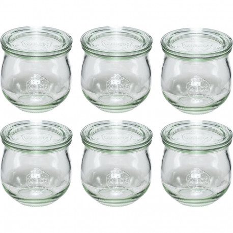 WECK Tulip Jar 370ml Set of 6