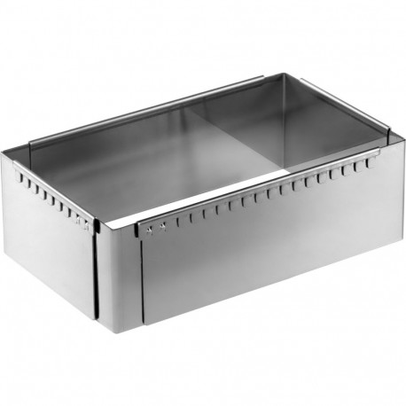 De Buyer Patisserie Frame steel adjustable 21-40 cm square