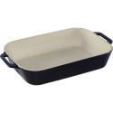 Staub Ristkülikukujuline Keraamiline Ahjuvorm, tumesinine, 34x24x7.6