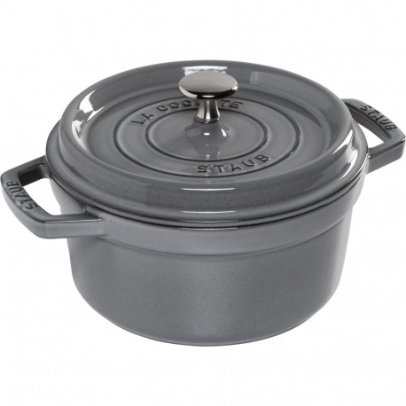 Staub La Cocotte 20cm ümmargune, grafiithall, malm