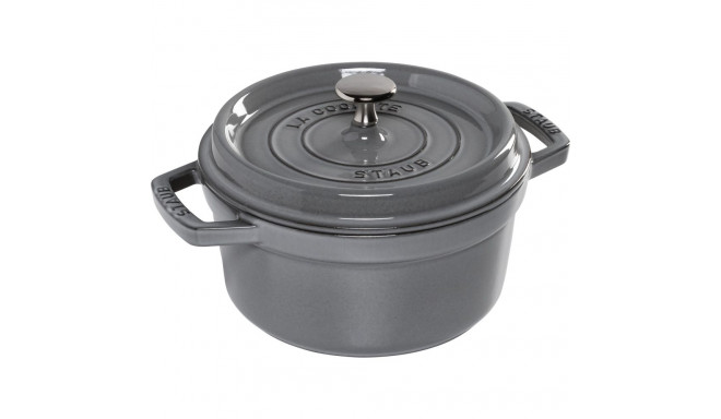 Staub La Cocotte 20cm ümmargune, grafiithall, malm