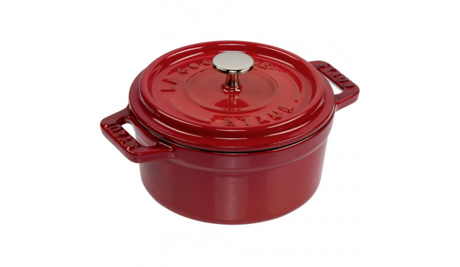 Staub Mini Cocotte 10cm ümmargune kirss malmist