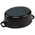 Staub ovaalne cocotte, 31cm malm, must