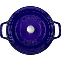 Staub ümmargune haudepott, 24 cm malm, tumesinine