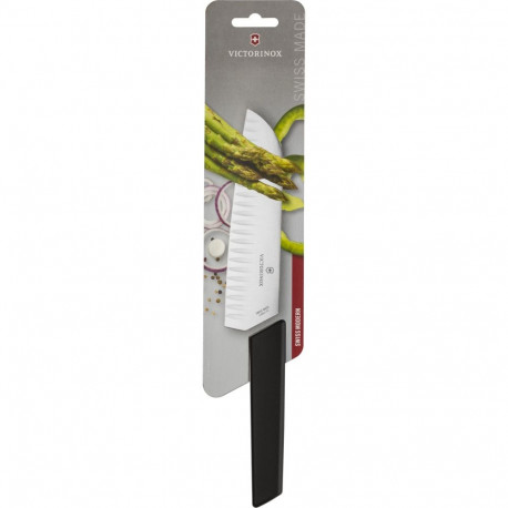 Victorinox Swiss Modern Santoku black 17 cm