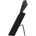 Fiskars kööginugade komplekt Edge must kivi 5 nuga