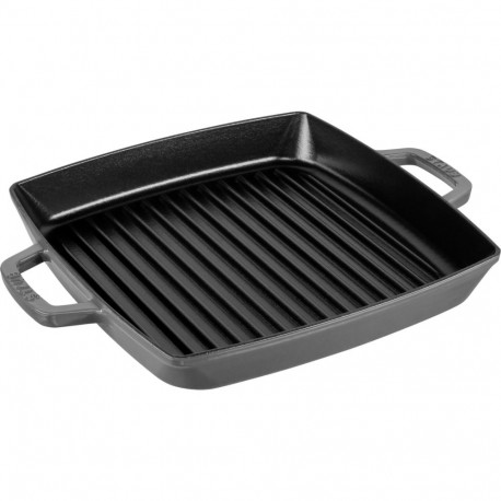 Staub ruudukujuline grillpann 28 cm grafiit