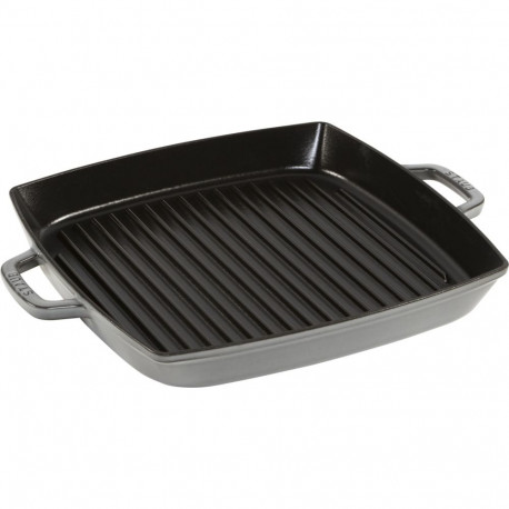 Staub ruudukujuline grillpann 33cm, grafiithall, induktsioonile