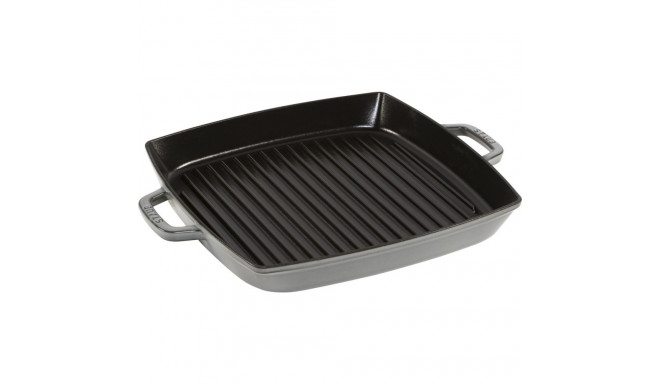 Staub ruudukujuline grillpann 33cm, grafiithall, induktsioonile
