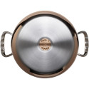 De Buyer Prima Matera Saucepot copper/steel low 28cm induction De Buyer Prima Matera Saucepot copper/steel low 28cm induction