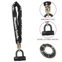 Master Lock Terasahel võtmega Mini U-Lukuga 8234EURDPRO