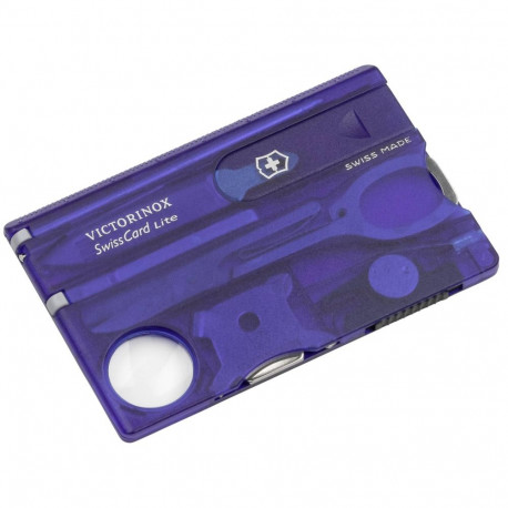 Victorinox SWISSCARD LITE sinine läbipaistev