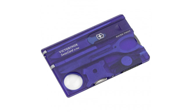 Victorinox SWISSCARD LITE sinine läbipaistev
