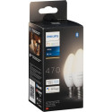 Philips Hue LED lamp E14 2-pack komplekt 5,5W 470lm valge