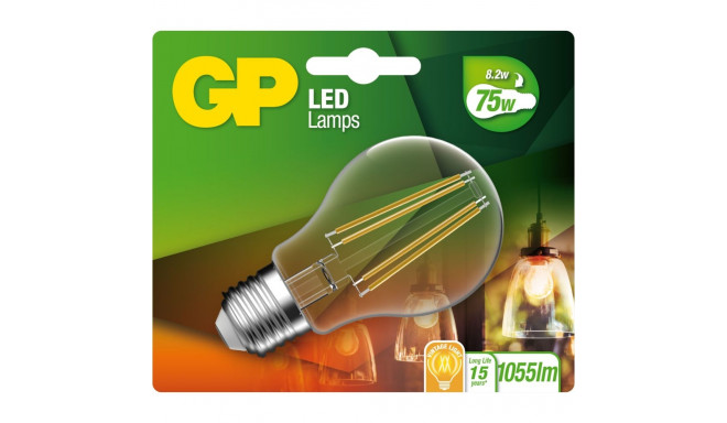GP Lighting Filament Classic E27 LED 8,2W (75W)806lm DIM GP079934