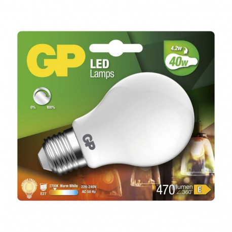 GP Lighting Filament Classic E27 LED 4,2W (40W) dimm. GP 078227
