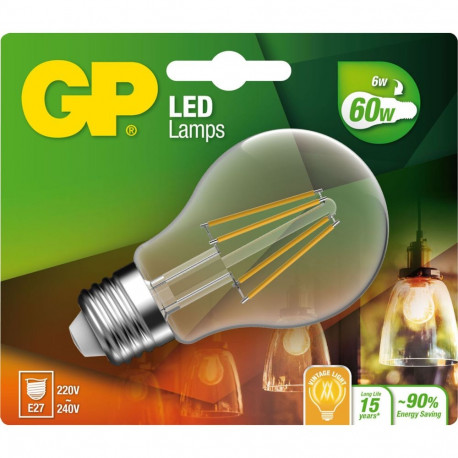 GP Lighting Filament Classic E27 6W (60W) 806 lm GP 078234