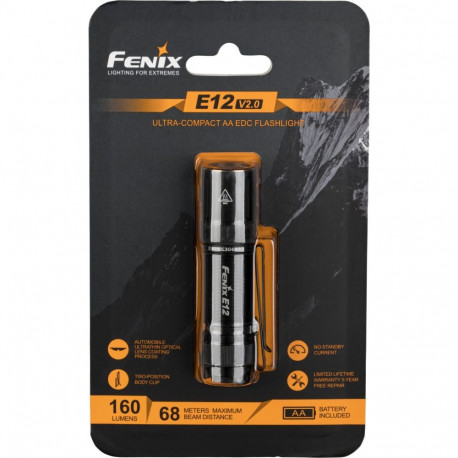 Fenix E12 V2.0 160 lm taskulamp