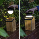 New Garden Okinawa Solar Recharge Lantern Bamboo