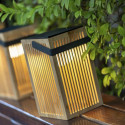 New Garden Okinawa Solar Recharge Lantern Bamboo