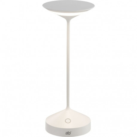 ab+ by Abert Tempo kaasaskantav laualamp valge