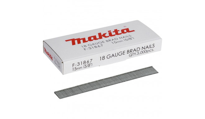 Makita Gauge Brad Nails 1,2x15mm F-31867  5000 pcs.