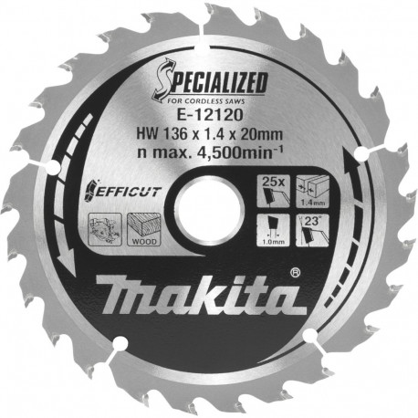 Makita E-12120 EFFICUT saetera 136x20x25Z